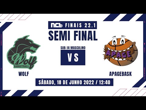 WOLF BASKETBALL X APAGEBASK - FINAIS NCB SUB-14 MASCULINO 2022.1
