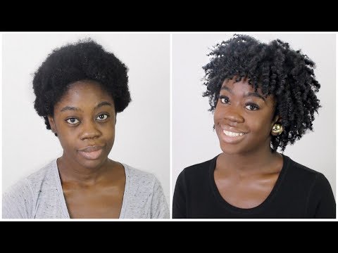 EASY Braid Out for 4B/4C Hair | No Heat, Unstretched, & Shrunken Hair Video