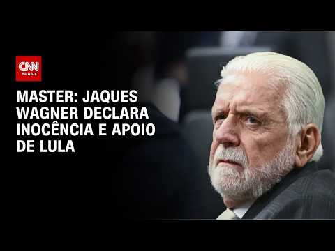 Jaques declara inocência, cita apoio de Lula, mas recusa falar sobre Master | CNN 360°