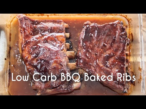 BBQ Oven Roast Pork Ribs - Low Carb & Delicious!