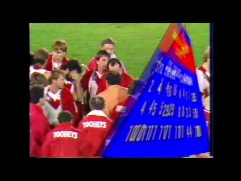 Three quarter time - 1984 Night Semi Final