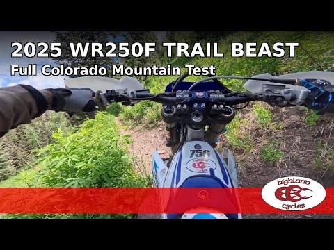 Wahnsinns-Trail-Test: 2025 WR250F erobert die Berge von Colorado