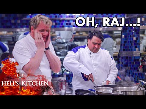 Raj's Infamous First Service... In Full | Hell's Kitchen