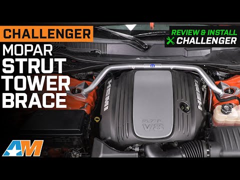 2011-2022 Challenger V8 Mopar Strut Tower Brace; Front Review & Install