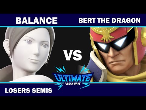 USW 205 - Losers Semis - balance (Wii Fit) VS Ego | Bert The Dragon (Captain Falcon) - SSBU
