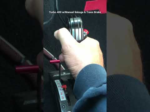 How to operate a transmission brake for break-neck launches. #55chevy #dragrace