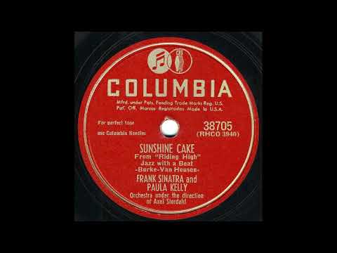 OLDIES 1950 APR 8 SUNSHINE CAKE-Frank Sinatra & Paula Kelly