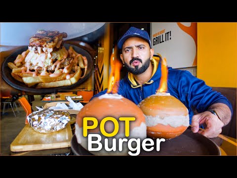 A Unique POT BURGER In Lahore | Super Delicious Smokey STEAK, Pot Pasta & Juicy Pot Burger in Lahore