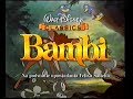 Bambi 1942 Disney Zwiastun VHS