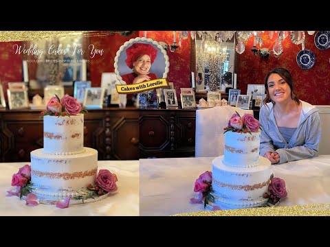 How to Make a Rustic Cake 👰 Lightly Frosted Tres Leche 🍰 Cakes with Lorelie