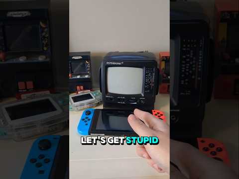 Making this old TV play Nintendo Switch.