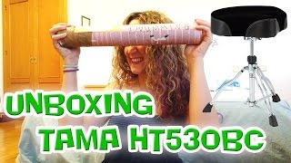 Video thumbnail for SILLÍN TAMA HT530BC + ABRIENDO REGALO | BEA MARLLEDO by Bea Marlledo drummer