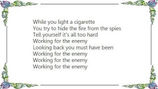 Baby Animals - Working for the Enemy Lyrics