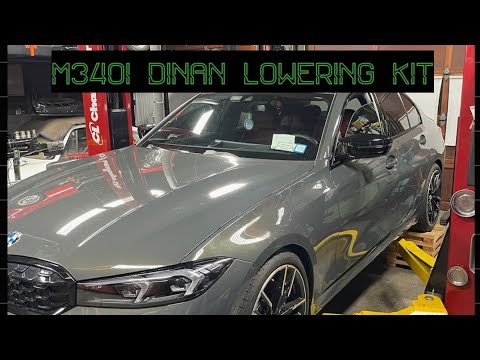 BMW M340i XDRIVE LOWERED WITH DINAN SPRINGS AND SUPPLEMENTAL RIDE QUALITY AND HANDELING KIT 🔥