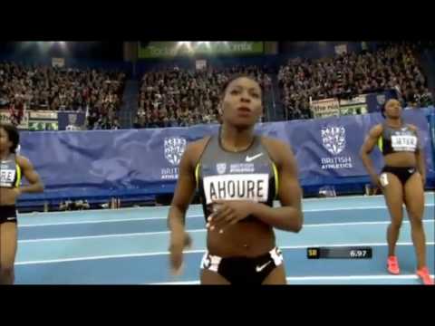 Murielle Ahoure   6 99 ACR   60m Indoor Final   Birmingham   16 Feb 2013