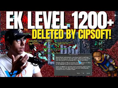 EK LVL 1200+ DELETED BY CIPSOFT | ED LVL 1500+ DEAD & DOOM GAZ'HARAGOTH (10K DANO) ☠ @UrsinhaClips