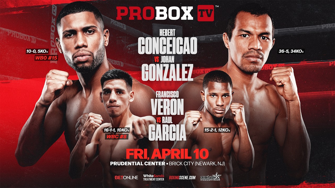 ProBox TV Contender Series | CONCEICAO vs GONZALEZ | Prudential Center