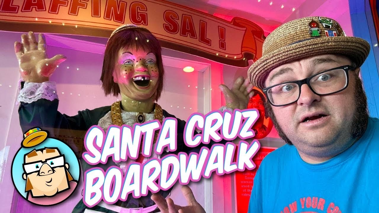 Santa Cruz Boardwalk - Three Amazing Dark Rides and Walkthrough Haunt and Much More! Santa Cruz, CA
