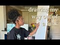 getting my life together in a week by creating nonstop | art vlog