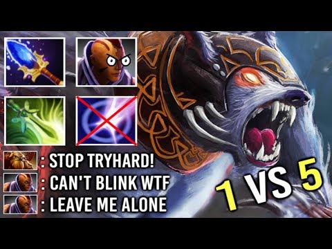 EPIC 1v5 Scepter Ursa Counter Anti-Mage Ez! Imba Anti Blink Build Crazy Game by AhJit 7.21 Dota 2