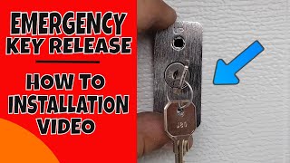 How To Install A Garage Door Emergency Key Release Video