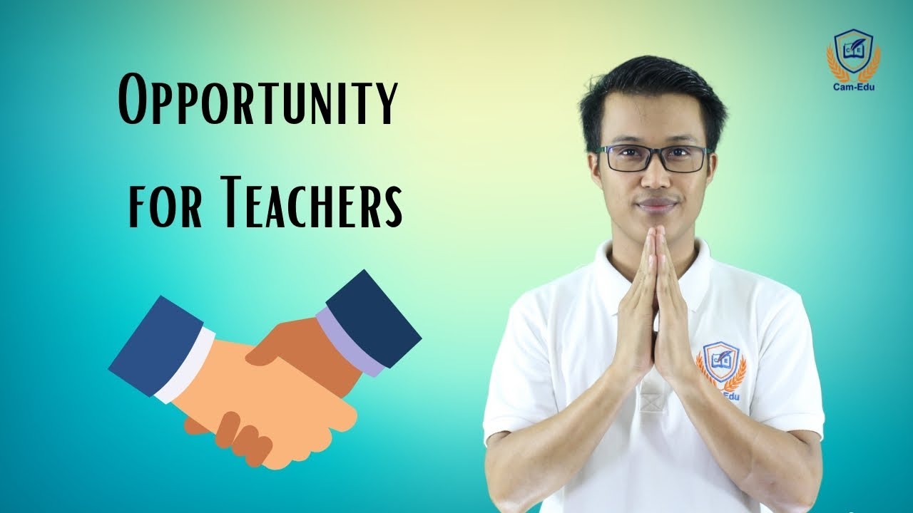 Opportunity for teachers of English