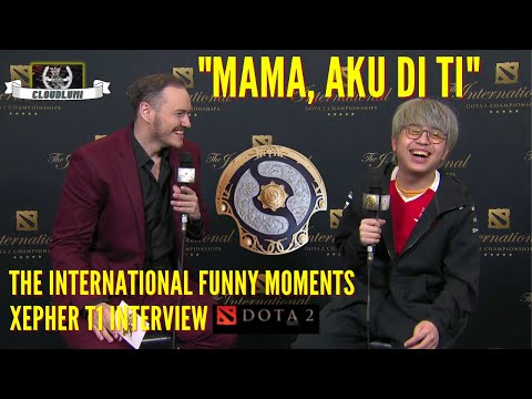 Mama Aku di TI - T1.Xepher Funny Interview Moments - DotA 2 -The International 10