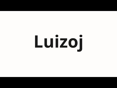 How to pronounce Luizoj | Луизой (Louise in Russian)