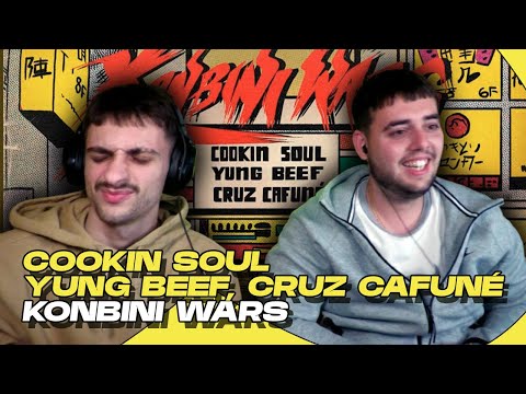 JUNTE HISTÓRICO! (REACCIÓN) Cookin Soul, Yung Beef, Cruz Cafuné - Konbini Wars