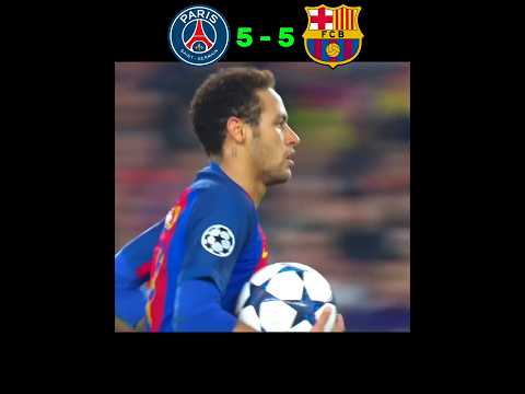 PSG vs Barcelona champion league quater final 2016/17 match  barca best comeback in history#football