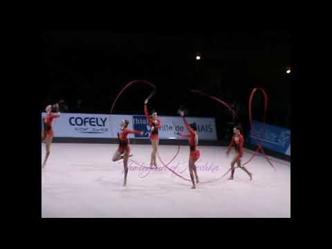 SPAIN 3 ribbons 2 ropes - 2009 Thiais Groups AA