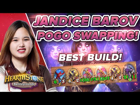 JANDICE BAROV POGO HOPPER STRATEGY - Hearthstone Battlegrounds