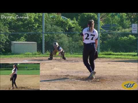 Kaitlin Smith's Softball Skills Video - 2021 LHP/1B - Newtown Rock 14U-Futures