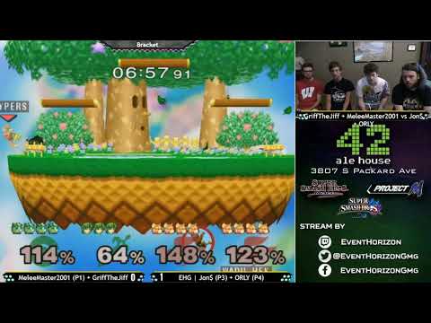 Construct 111 - MeleeMaster2001 + GriffTheJiff vs EHG | Jon$ + ORLY - Melee Doubles WQ