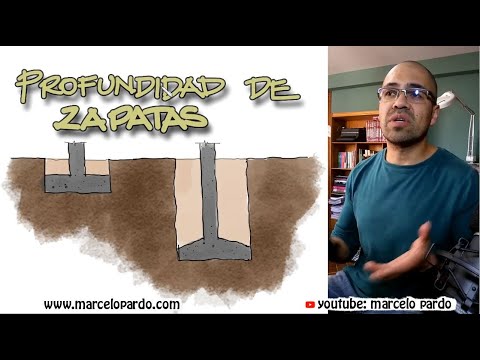 At what depth should the footings be founded?