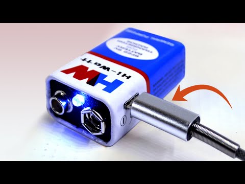How to make a rechargeable 9V Li-Ion battery | Recycling 9V Rechargeable Battery