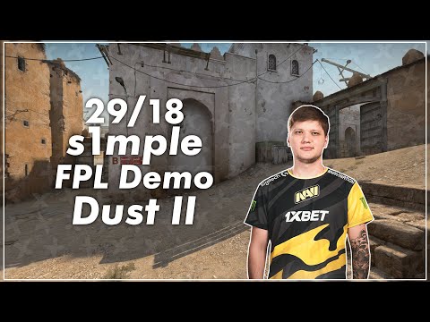 CS:GO s1mple(29/18) FPL POV Demo Dust 2 [07.09.2020]
