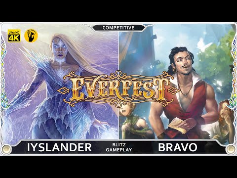 Testing new Elemental Wizard Iyslander. Blitz gameplay - Flesh and Blood TCG