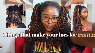 How to make your Starter Locs loc FASTER ❗️