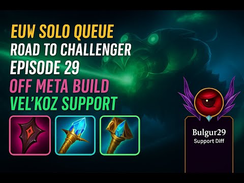 Vel’Koz Support SHUTS DOWN Nautilus & Miss Fortune – Road to Challenger Ep. 29 | EUW Solo Queue