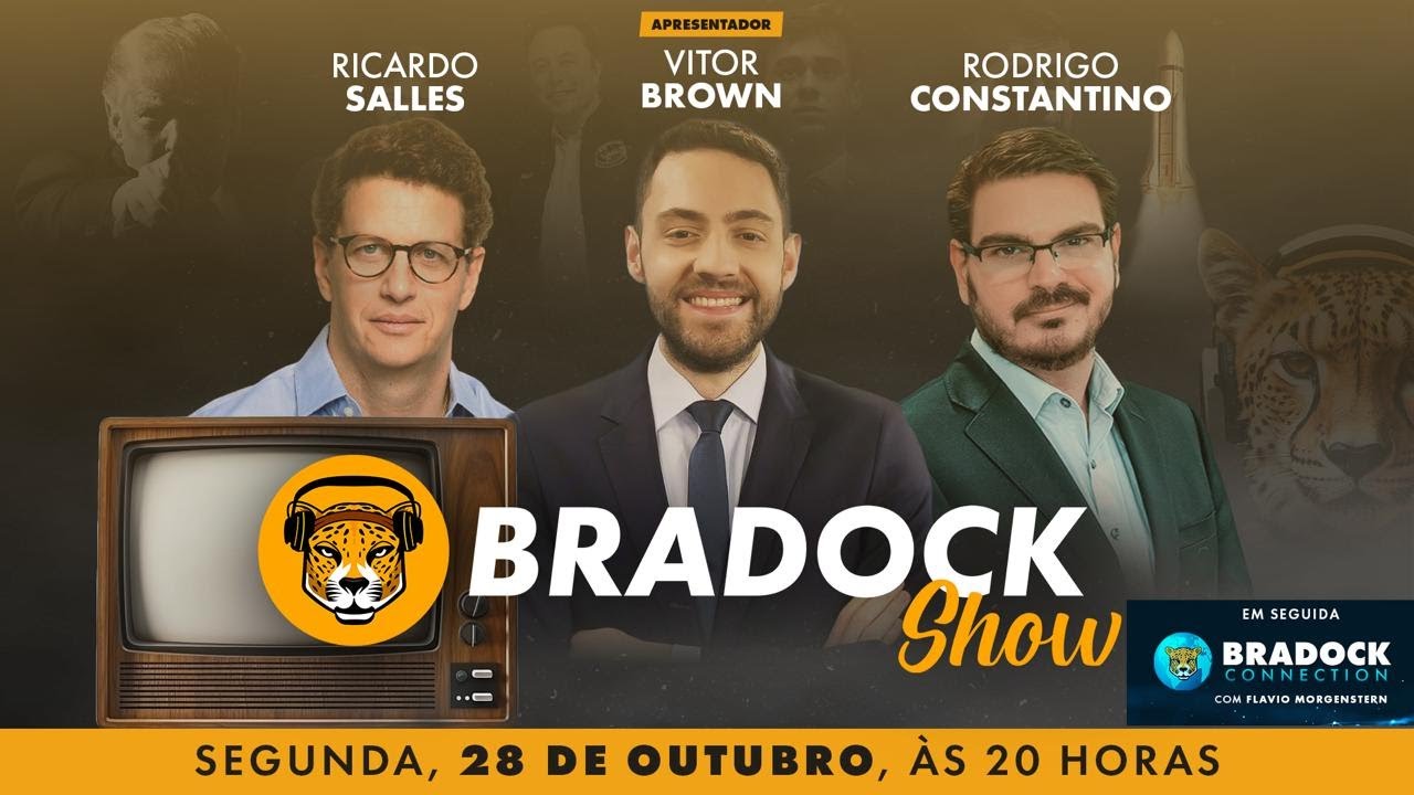 Bradock Show 28/10/24 - Vitor Brown, Rodrigo Constantino e Ricardo Salles
