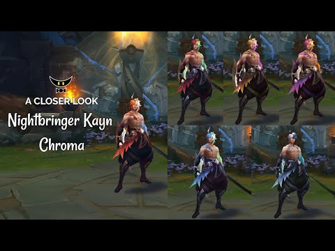 Nightbringer Kayn Chromas (ALL FORMS)