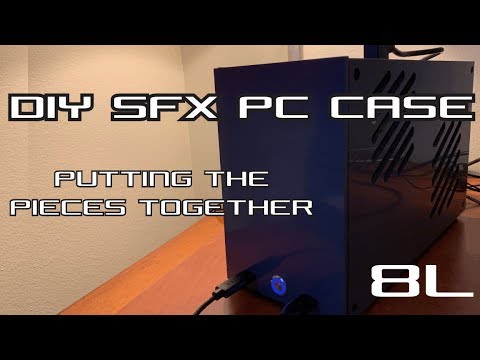 Homemade Mini-ITX PC case SFX PSU; FREE files to make for yourself.