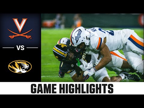 Virginia vs. Missouri Game Highlights | 2025 ACC Football