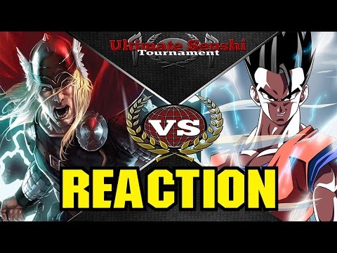 GOHAN vs THOR!!! (Ultimate Senshi Tournament Reaction)