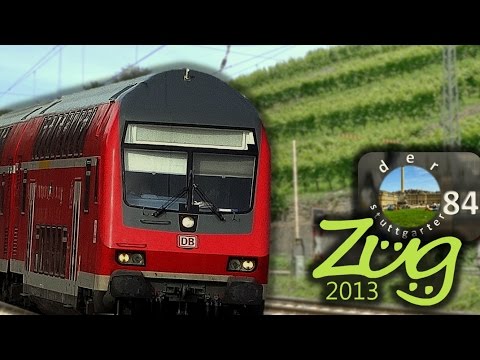 Train2013: Frankenbahn Documentary (Stuttgart-Würzburg) Part 1 - with BR111, 146, 143, n-Wagen, D...