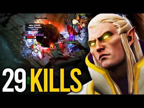INVOKER vs TEMPLAR ASSASSIN MID | EPIC 29 KILLS GAME | Dota 2 Invoker
