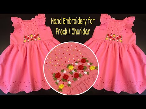 frock embroidery design