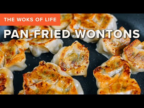 Pan-Fried Wontons | Crispy and golden! | An easy method to save old wontons!