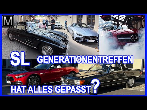 ERFOLGREICH oder NICHT ? Das große Mercedes SL-Generationentreffen am 7.September 2025